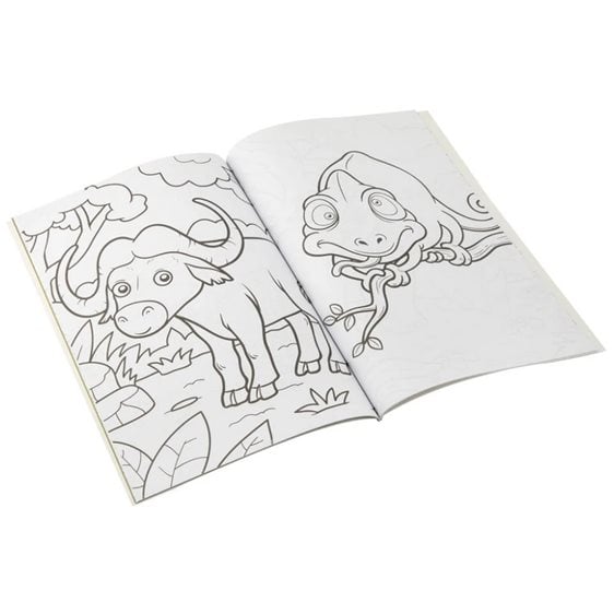 Βιβλίο Ζωγραφικής 64 Σχέδια Α4 (21x29,7cm) Ζούγκλα