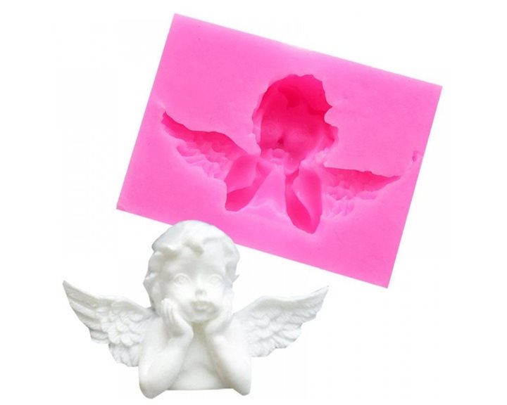 Craftistico Καλούπι Σιλικόνης 10,8x6,5x3,6cm Αγγελάκι