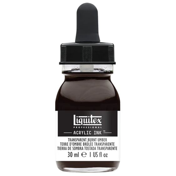 Acrylic Ink Transparent 30ml 130 Burnt Umber