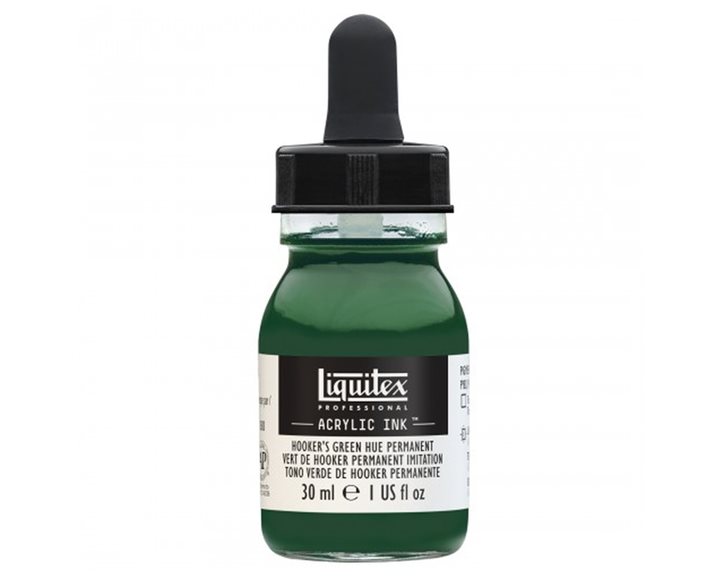 Acrylic Ink Transparent 30ml 224 Green Deep Hue