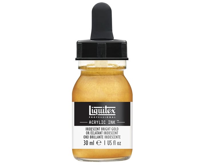 Acrylic Ink Transparent 30ml 234  Bright Gold