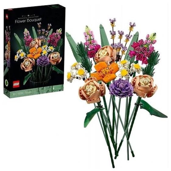 LEGO Creator Expert Flower Bouquet, Artificial Flowers Μπουκέτο Λουλουδιών 10280