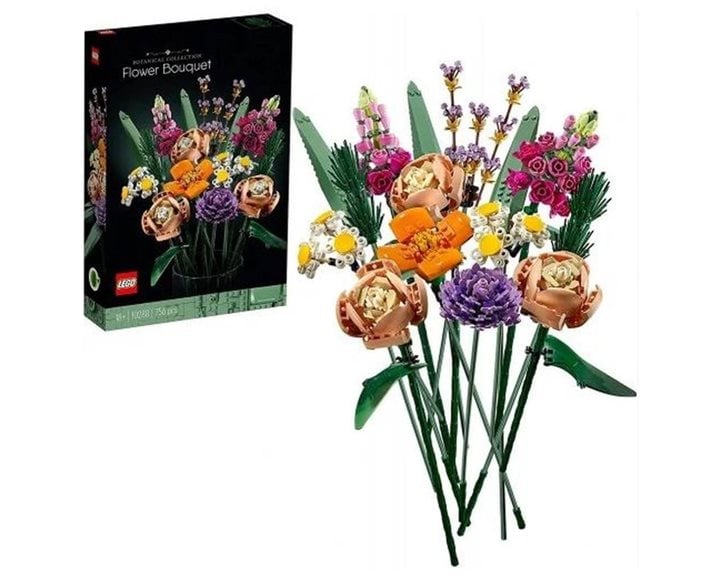 LEGO Creator Expert Flower Bouquet, Artificial Flowers Μπουκέτο Λουλουδιών 10280