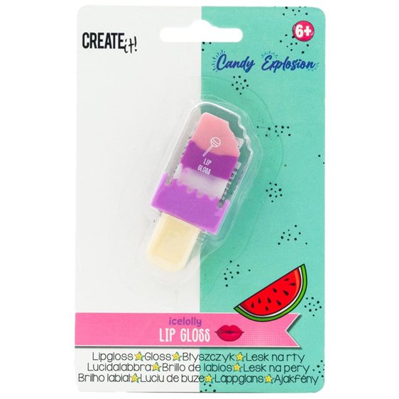 Creatit! Candy Explosion Lip Gloss Παγωτό Καρπούζι