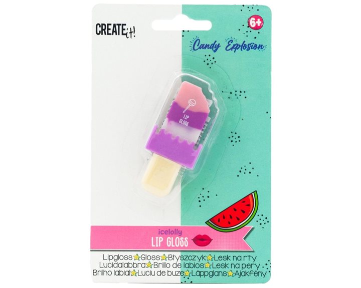 Creatit! Candy Explosion Lip Gloss Παγωτό Καρπούζι