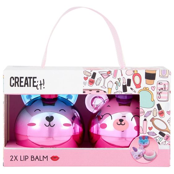Creatit! Lip Balm Σετ 2τμχ