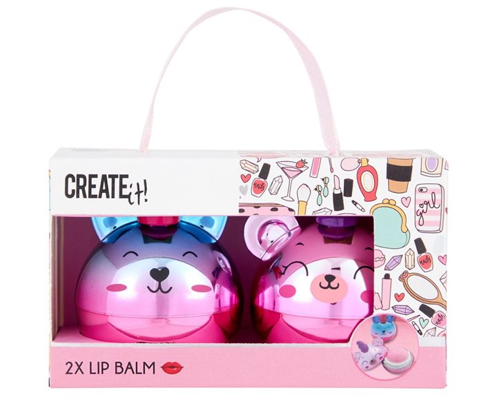 Creatit! Lip Balm Σετ 2τμχ
