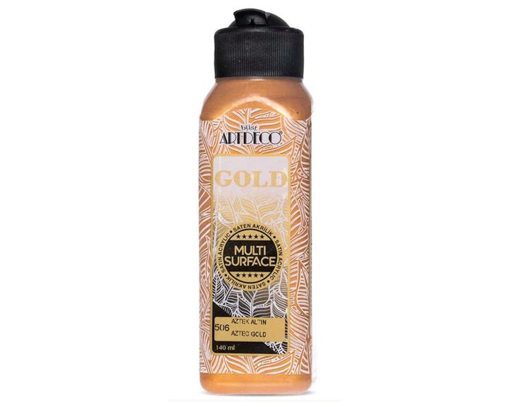 Ακρυλικό Χρώμα Artdeco140ml Multi Surface Aztec Gold 506