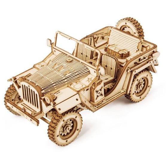 Robotime DIY 3D Puzzle Army Field Car 369pcs