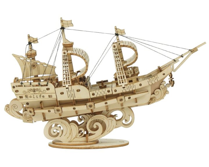 Robotime DIY 3D Puzzle Ship 118pcs