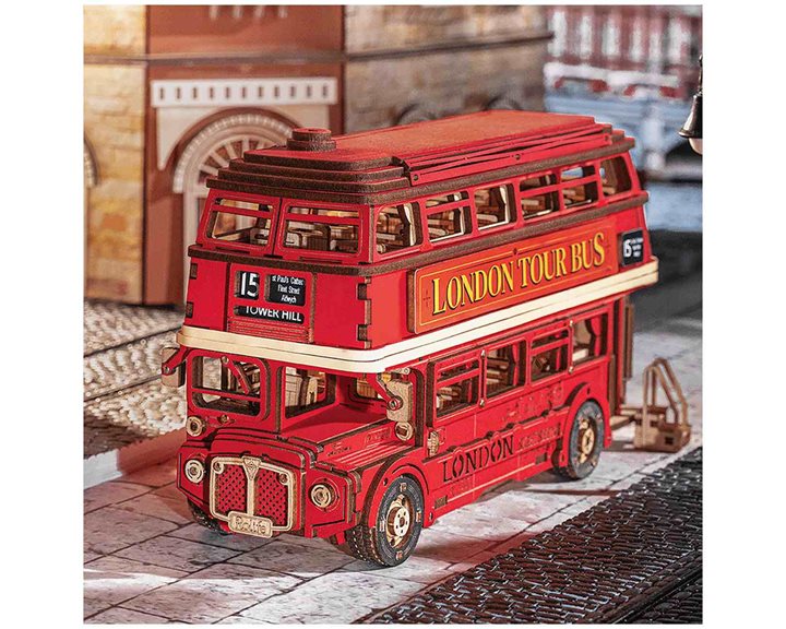 Robotime Κατασκευή London Tour Bus 245pcs