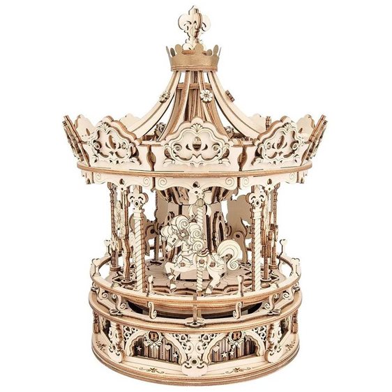 Robotime Κατασκευή Romantic Carousel 336pcs
