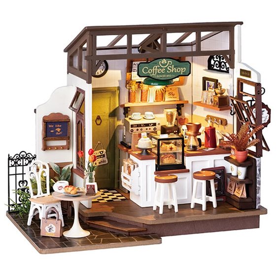 Robotime Κατασκευή Slow Life Cafe