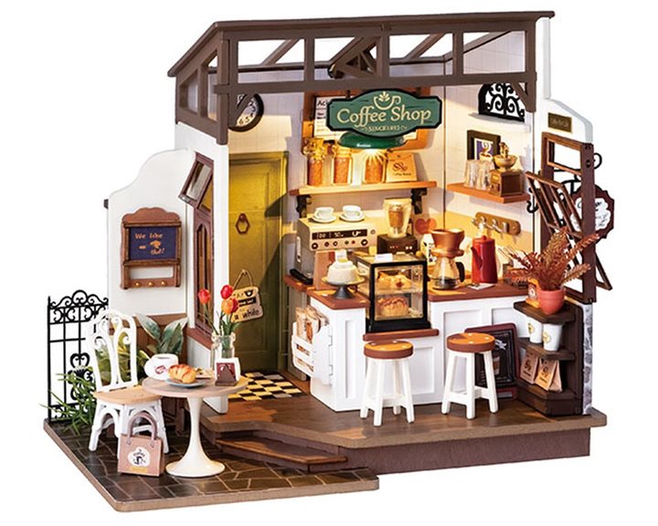 Robotime Κατασκευή Slow Life Cafe