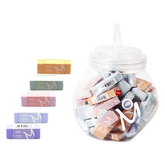 Deli Γόμα 50χ20χ11mm Macaron Ασσορτί Χρώματα