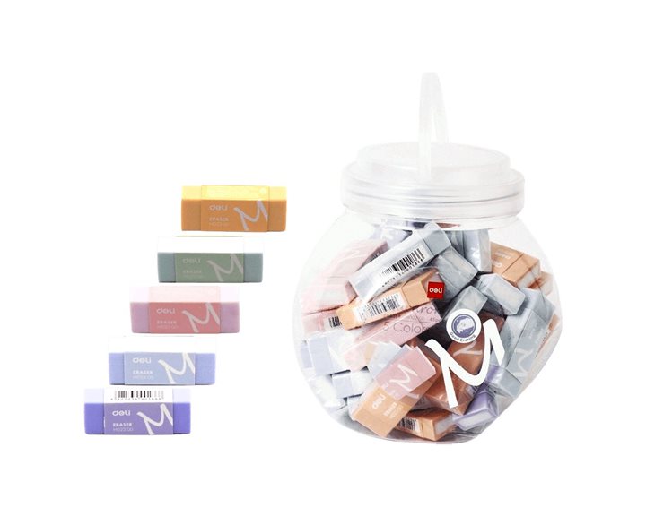 Deli Γόμα 50χ20χ11mm Macaron Ασσορτί Χρώματα