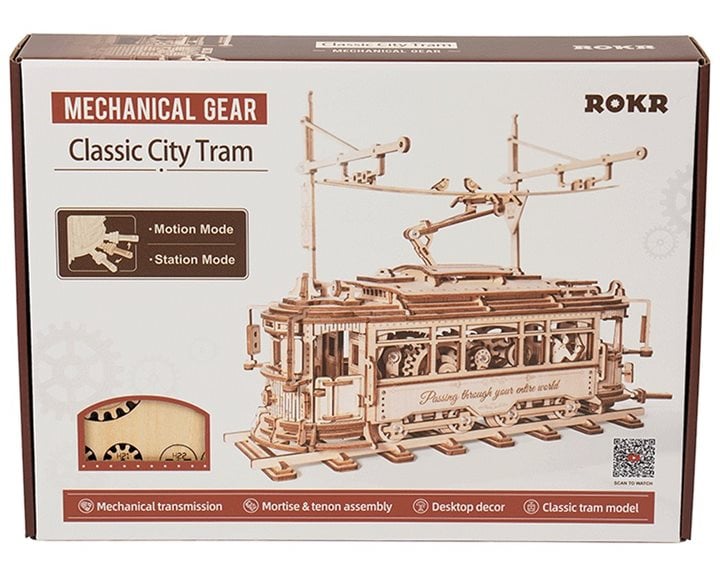 Robotime Κατασκευή Tramcar 374pcs