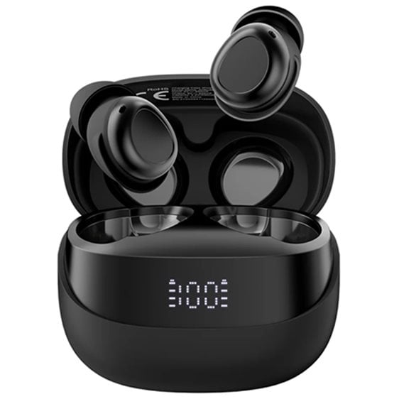 BLACKVIEW ENC BT5.4 AIRBUDS 9 LED SCREEN WITH CHARGING DOCK BLACK