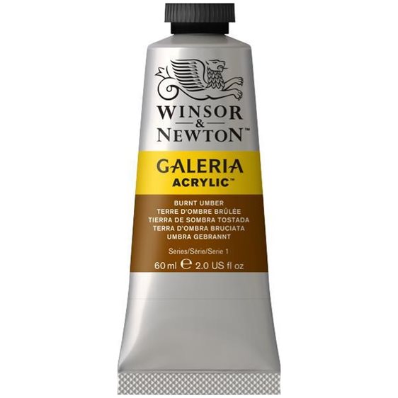 Winsor & Newton 60ml Galeria Acrylic Burnt Umber