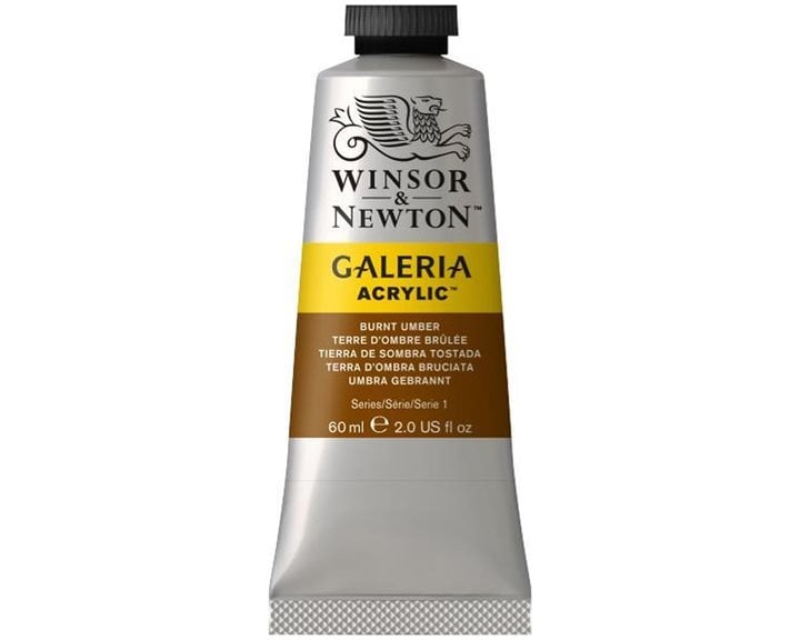 Winsor & Newton 60ml Galeria Acrylic Burnt Umber