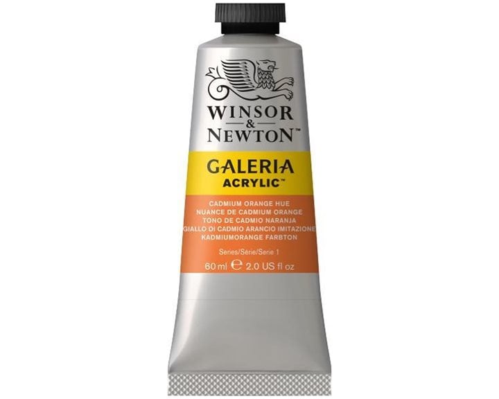 Winsor & Newton 60ml Galeria Acrylic Cadmium Orange Hue