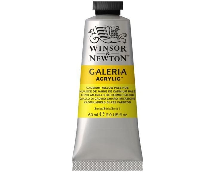 Winsor & Newton 60ml Galeria Acrylic Cadmium Yellow Pale Hue