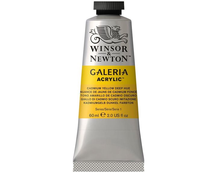 Winsor & Newton 60ml Galeria Acrylic Cadmium Yellow Deep Hue