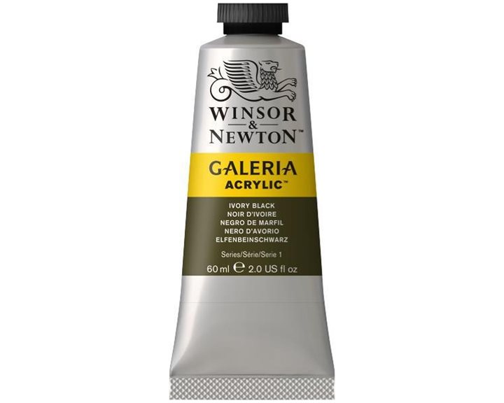 Winsor & Newton 60ml Galeria Acrylic Ivory Black