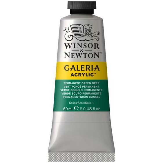 Winsor & Newton 60ml Galeria Acrylic Permanent Green Deep