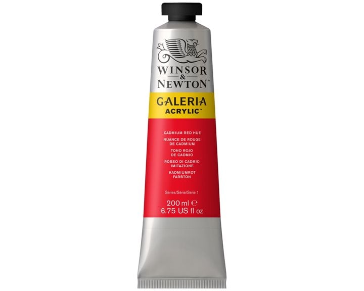 Winsor & Newton 200ml Galeria Acrylic Cadmium Red Hue