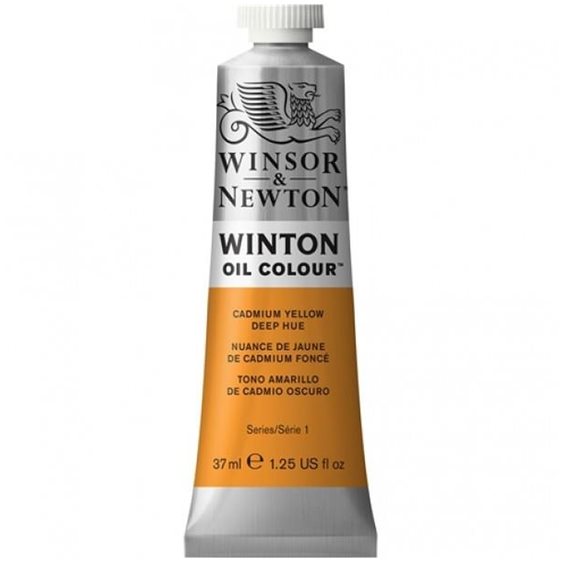 Winsor & Newton 37ml Winton Oil Cadmium Yellow Deep Hue