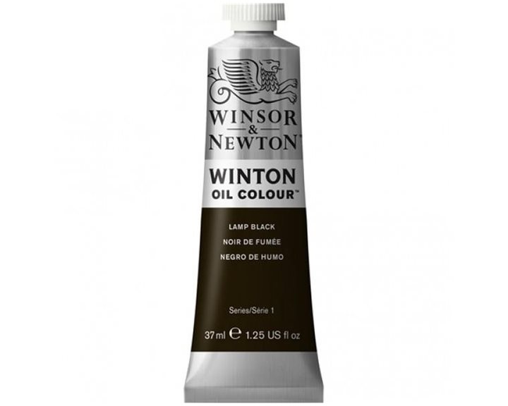 Winsor & Newton 37ml Winton Oil Lamp Black