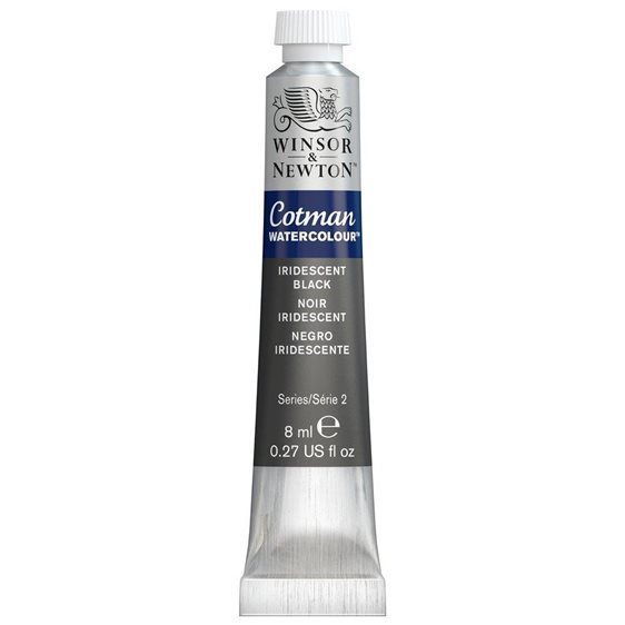 Winsor & Newton 8ml Σωληνάριο Ακουαρέλας Cotman 473 Iridescent Black Series 2