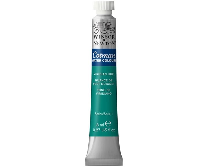 Winsor & Newton 8ml Σωληνάριο Ακουαρέλας Cotman 696 Viridian Hue Series 1
