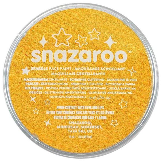 Snazaroo 18ml Κρέμα Face Painting Sparkle Yellow