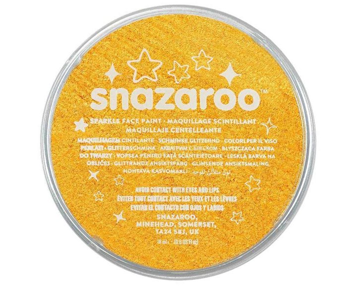 Snazaroo 18ml Κρέμα Face Painting Sparkle Yellow