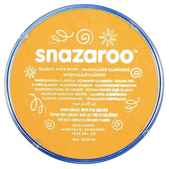 Snazaroo 18ml Κρέμα Face Painting Classic Ochre Yellow