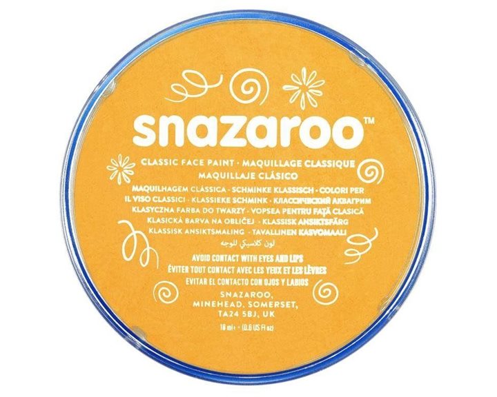 Snazaroo 18ml Κρέμα Face Painting Classic Ochre Yellow