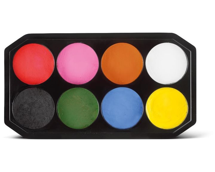 Snazaroo Επαγγελματικη Παλέτα Facepaint 8 Χρώματα 18ml