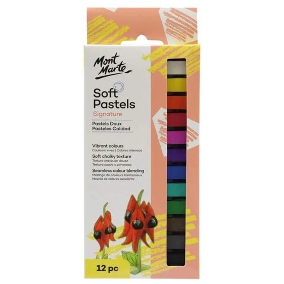 Soft Pastels (Carres) Mont Marte 12τεμ.