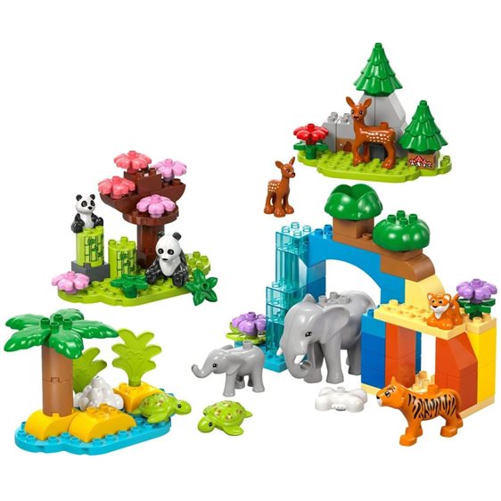 LEGO Duplo 3 σε 1 Οικογένειες Άγριων Ζώων 10446