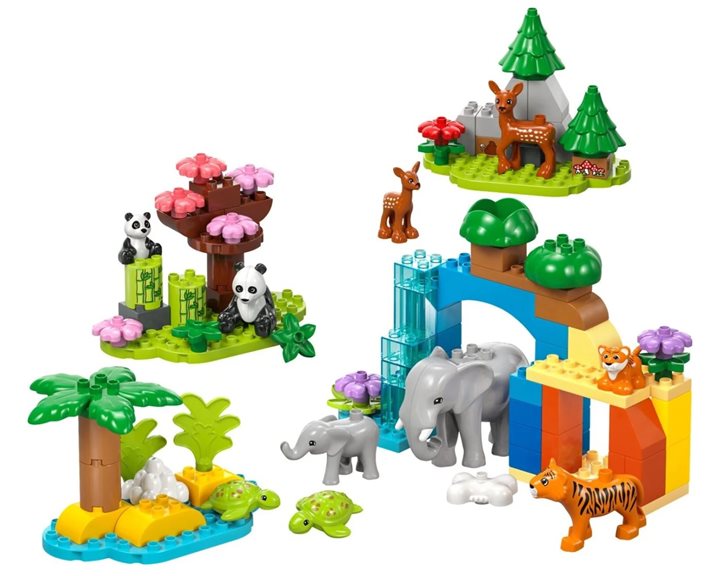 LEGO Duplo 3 σε 1 Οικογένειες Άγριων Ζώων 10446