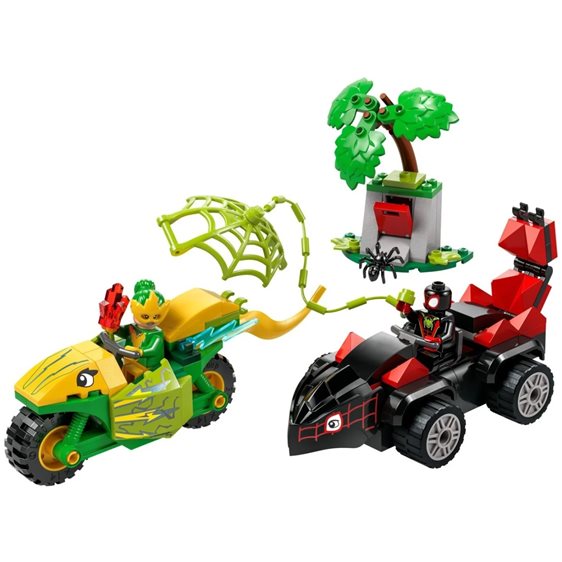 LEGO Marvel Avengers Marvel Super Heroes Κυνηγητό Σπιν Και Ελέκτρο Με Δεινοσαυρο-Οχήματα 11198