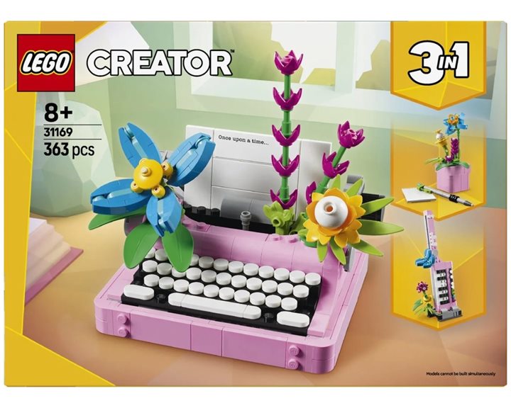 LEGO Creator Γραφομηχανή Με Λουλούδια 31169