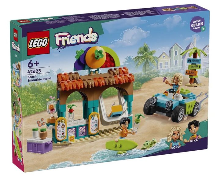 LEGO Friends Σταντ με Χυμούς στην Παραλία 42625