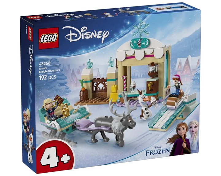 LEGO Disney Frozen H Περιπέτεια Της Άννας Με Έλκηθρο 43256