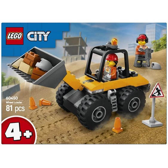LEGO City Κίτρινος Φορτωτής Έργων Κατασκευής 60450