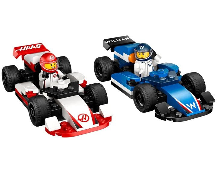 LEGO City Αγωνιστικά Αυτοκίνητα F1® Williams Racing & Haas 60464