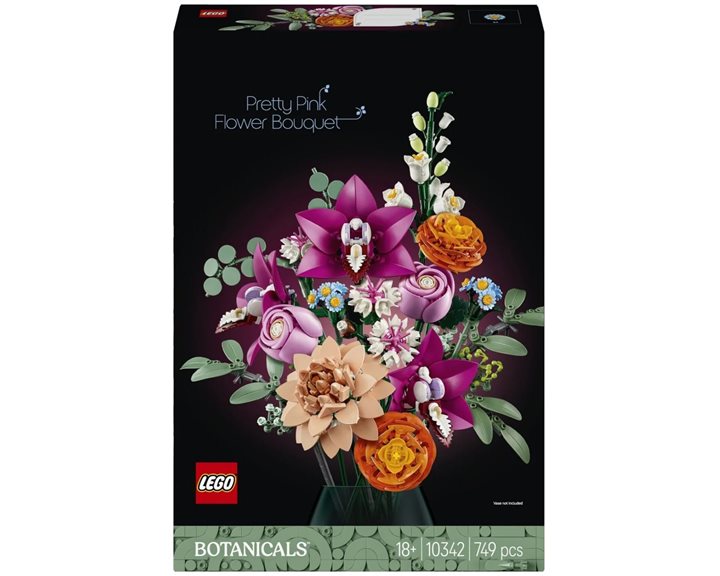 LEGO Botanicals Όμορφο Μπουκέτο Με Ροζ Λουλούδια 10342