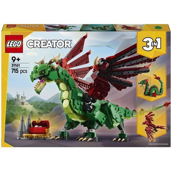 LEGO Creator Μεσαιωνικός Δράκος 31161